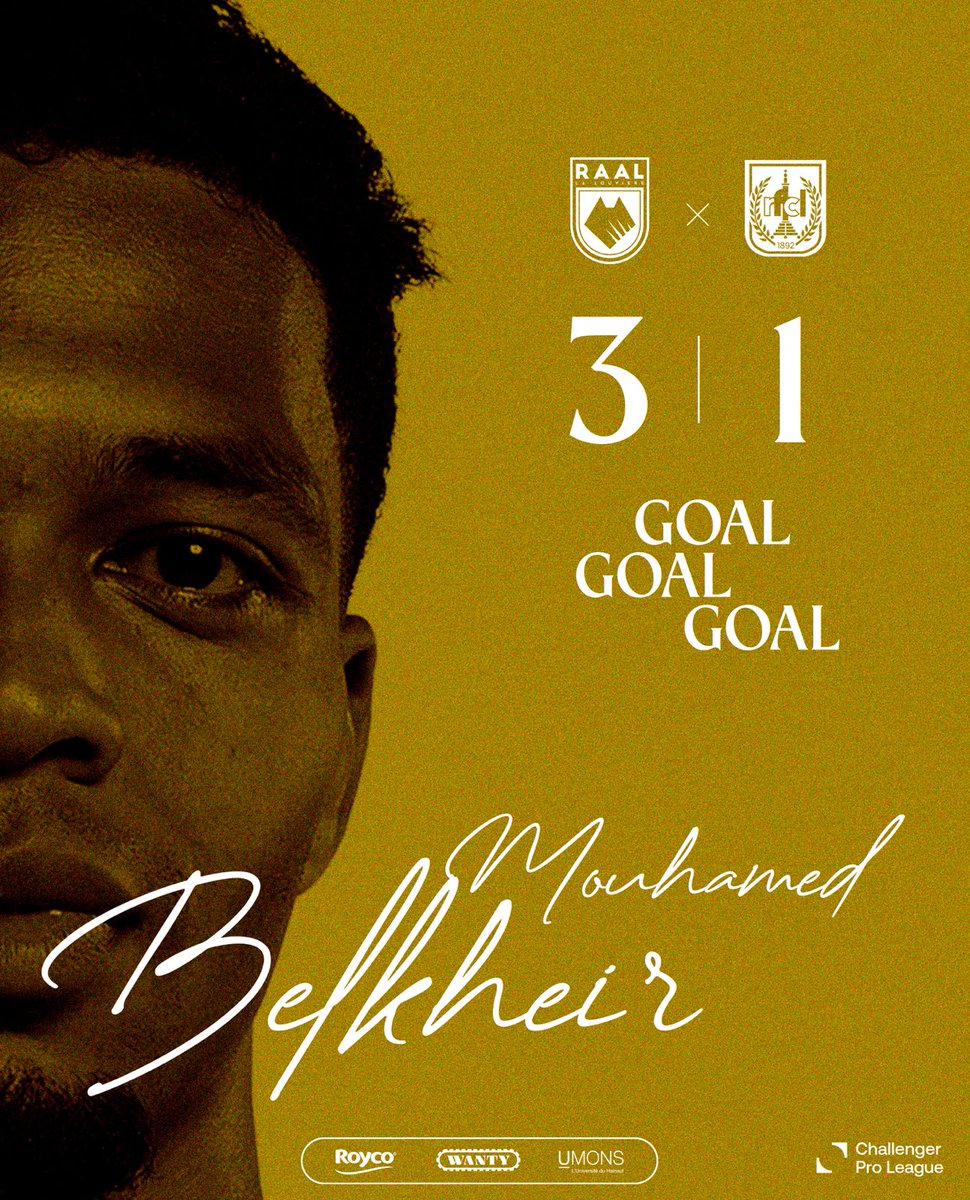 raal_be's tweet photo. ⏱️ 69'
😱 GOOOOOOOAAAAAAAAAAAAAALLLLL ! QUEL BIJOU DE BELKHEIR DANS LA LUCARNE !
🟩 #RAALFCL • 3-1 ⬜️ https://t.co/svOJ57icXV