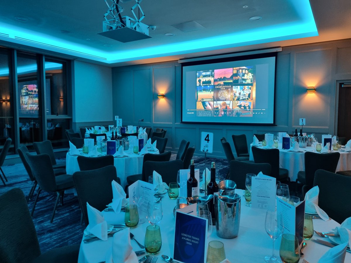 At the Leinster Tennis Awards in Fitzwilliam tonight. Conor Niland's The Racket is shortlisted for the An Post Book Awards Sports Book of the Year. You can vote for it here along with the other shortlisted books #APIBA irishbookawards.ie/vote/
