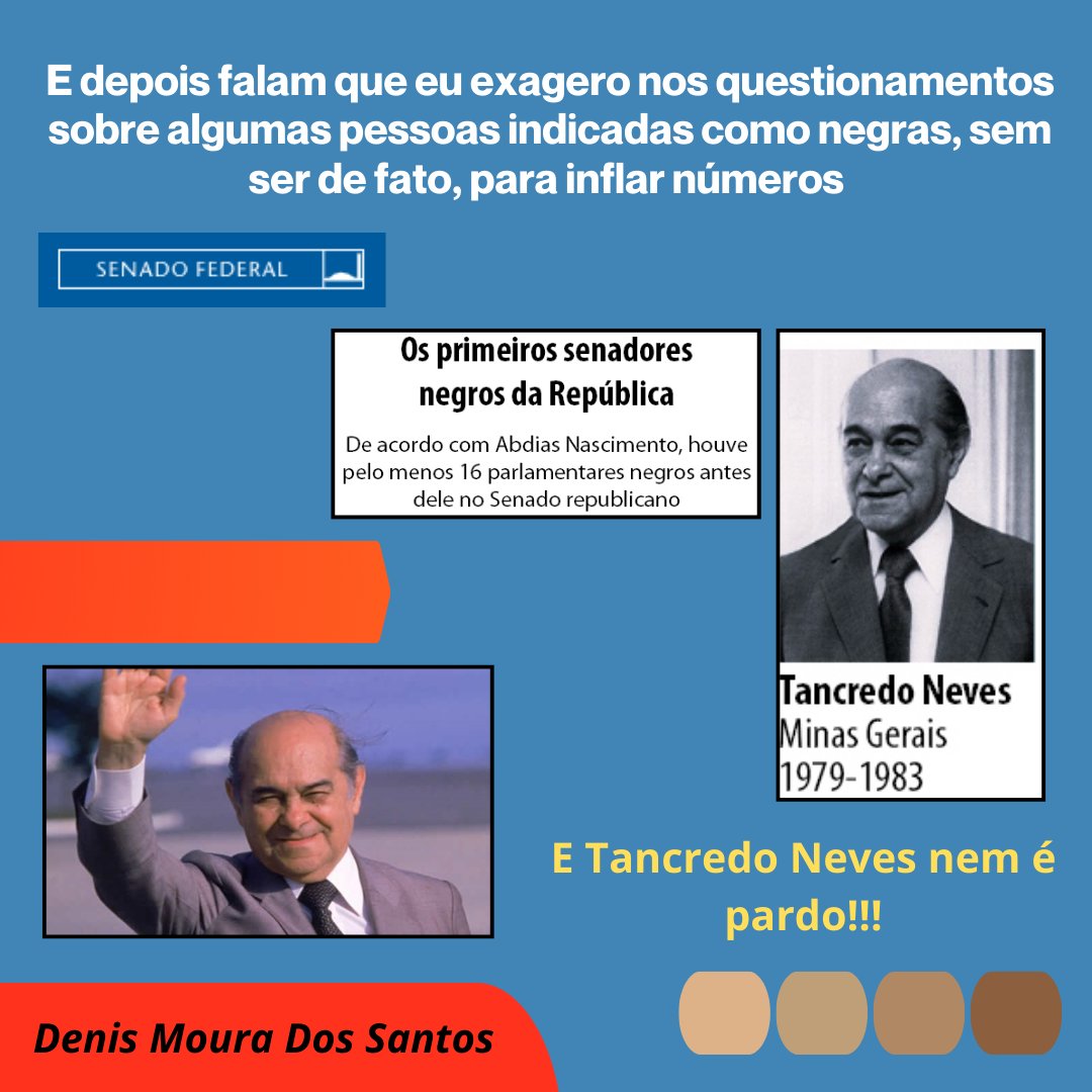 denis_mousan's tweet photo. E depois dizem que eu exagero!!!
"Abdias Nascimento revelou senadores negros que a história apresentou como brancos"
Fonte: Agência Senado
O link da reportagem é esse:
https://t.co/HVnZVwyiFs
#pardos #pardas #pardo #parda