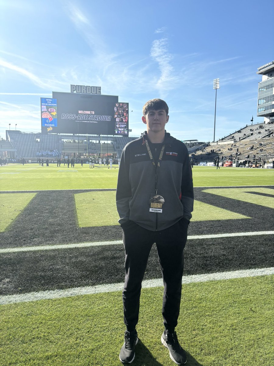 Thank you <a href="/BoilerFootball/">Purdue Football</a> for a great gameday visit! <a href="/JSimmons_Purdue/">Jason Simmons</a>