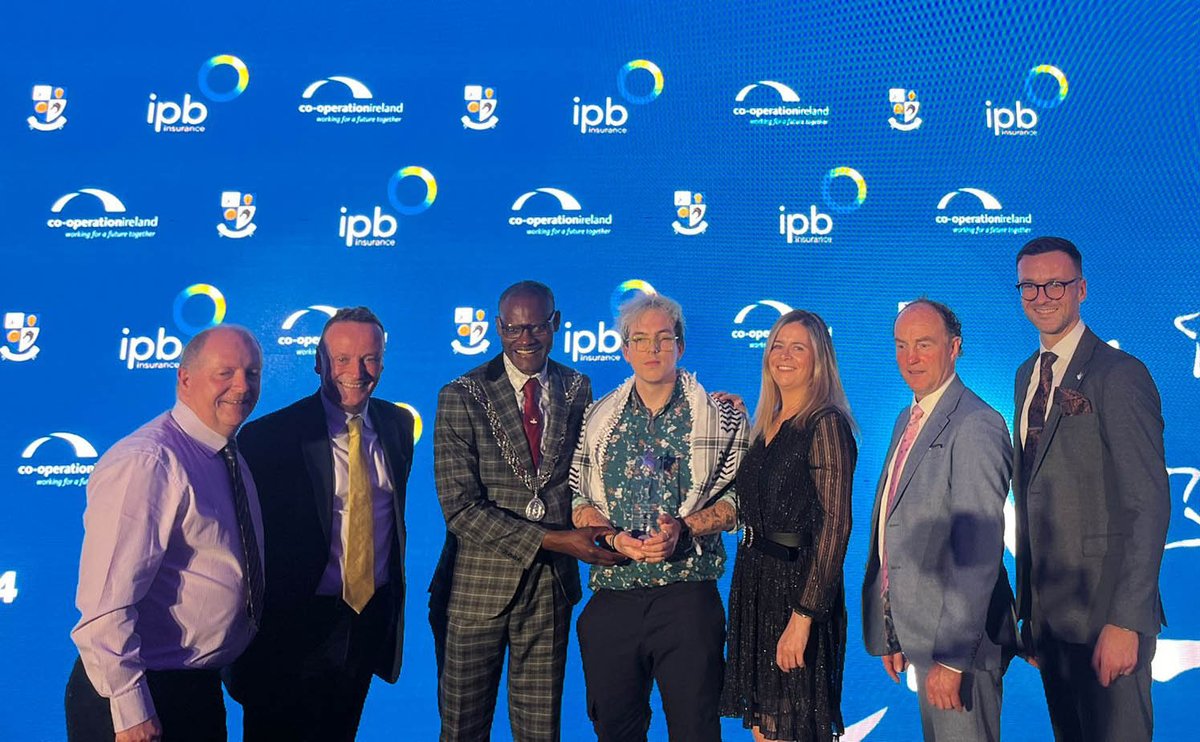 Co-operation Ireland (@cooperationirl) on Twitter photo Pride of Place Awards Category 3 – Creative Communities category (City). The winner is The Kabin Studio, #Cork City. Runner-up: Branar, Galway City #CorkCity #ipbpop2024
<a href="/IPB_Insurance/">IPB Insurance</a> Pride of Place Awards Category 3 – Creative Communities category (City). The winner is The Kabin Studio, #Cork City. Runner-up: Branar, Galway City #CorkCity #ipbpop2024
<a href="/IPB_Insurance/">IPB Insurance</a>