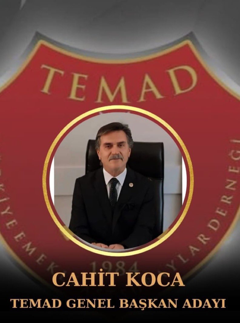 TEMAD GENEL BAŞKAN
ADAYI Cahit KOCA
<a href="/cahitKoca20/">Cahit Koca</a> 
👇👇👇👇
“TEMAD KAYSERİ İL BAŞKANLIĞI ZİYARETİMİZDE
MİSAFİRPERVERLİKLERİ İÇİN
DEĞERLİ YÖNETİM KURULU ÜYELERİNE TEŞEKKÜR EDERİZ.
KAZANAN TEMAD,
       KAZANAN ASTSUBAY CAMİASI OLSUN “🇹🇷 

<a href="/UgurTanyeri7/">Uğur Tanyeri</a> 
<a href="/ismailz65808023/">İsmail Özcan</a>
