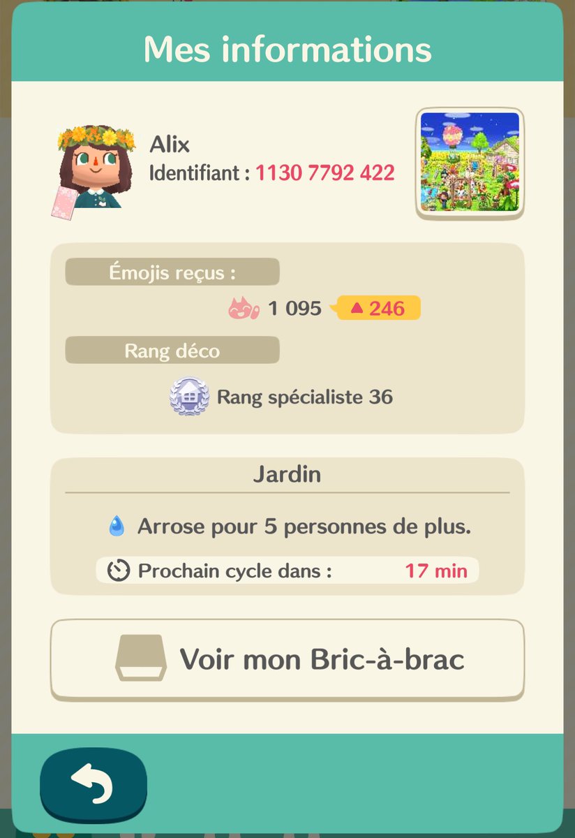 OlympieACNH's tweet photo. Hésitez pas à m’ajouter sur Pocket Camp, j’ai repris suite à l’annonce de Nintendo !! 🥰 #AnimalCrossing #AnimalCrossingNewHorizons #AnimalCrossingPocketCamp #ACNH https://t.co/fLRaebCTQh