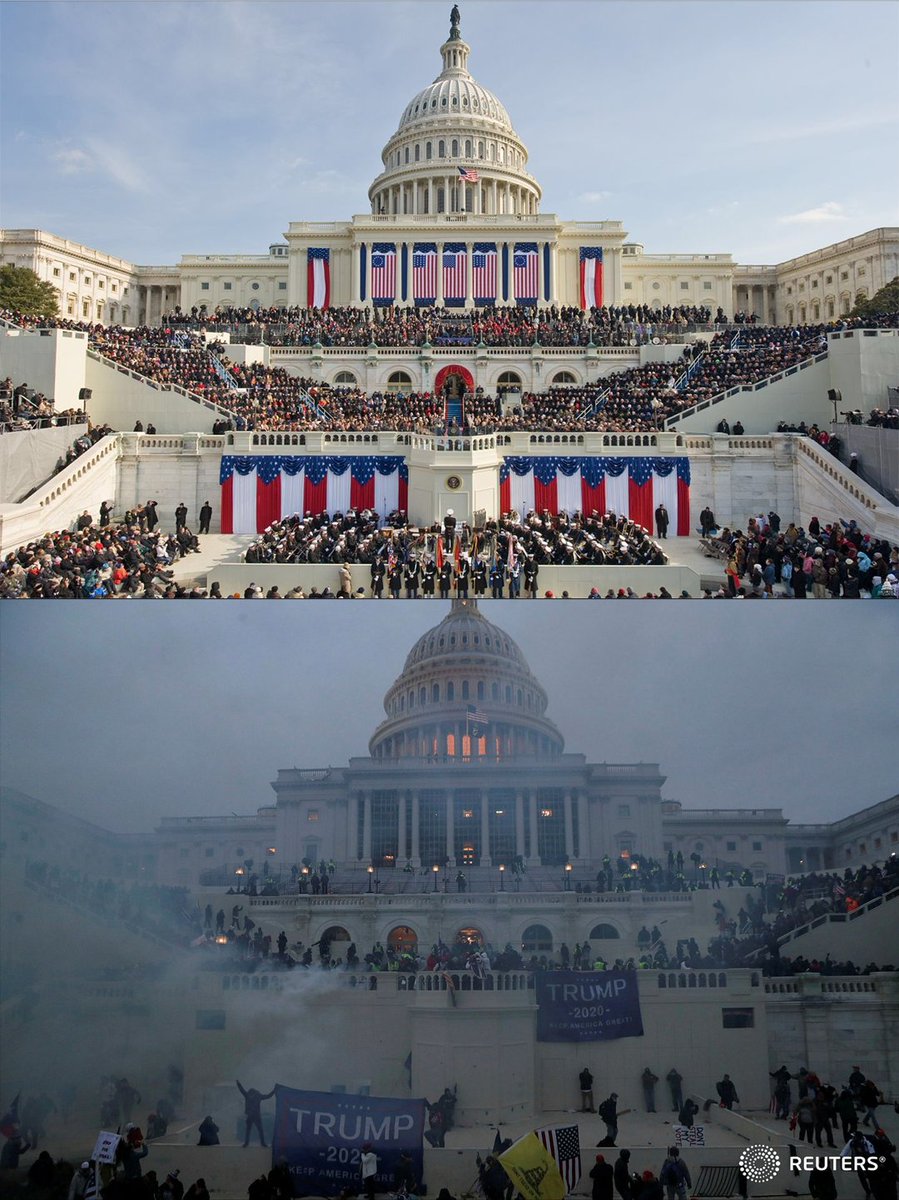 essenviews's tweet image. How did Trump's presidency start in 2017 and end in 2021...