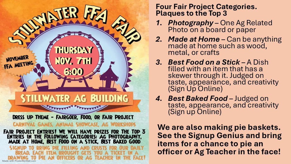 Stillwater FFA tweet media