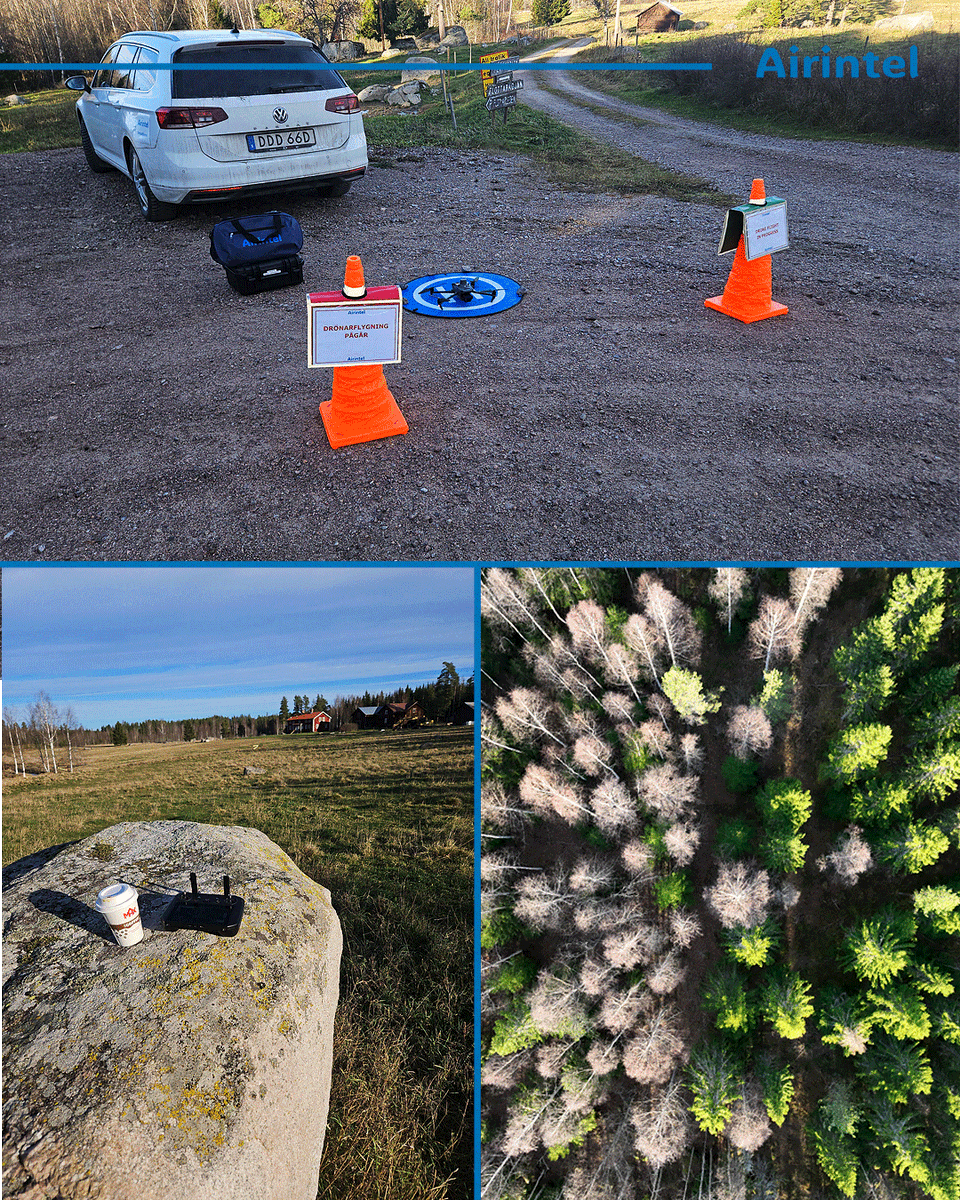 airintelab's tweet photo. Inspektion av skog.  Kallt och blåsigt men kaffet och solen värmde gott.
#drönare #drone #dji #hälsingland #inspektioner #karta #skogsbruk #drönare #drönartjänster #airintel https://t.co/waKRkexuuo