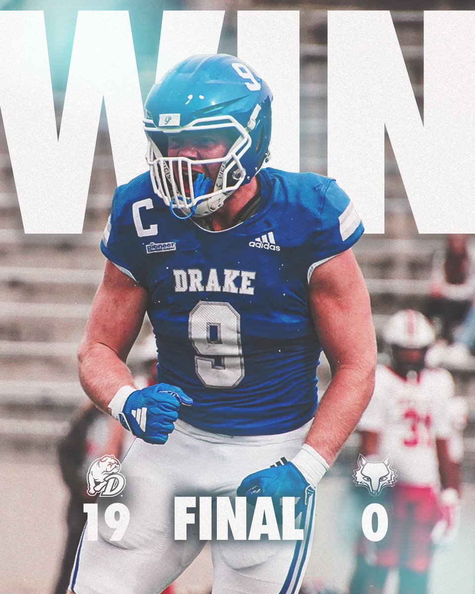 𝐁𝐔𝐋𝐋𝐃𝐎𝐆𝐒 𝐖𝐈𝐍

Bailey | 18-25, 206 yds, TD, INT
Cherwin | 9 car, 50 yds, TD
Olthoff | 4 rec, 9 yds, TD
Korzeniowski | 4 tck, 2 sck
Allison | 9 tck, QBH
Dunning | 2-2 FG

#RAISEtheBAR | #DSMHometownTeam