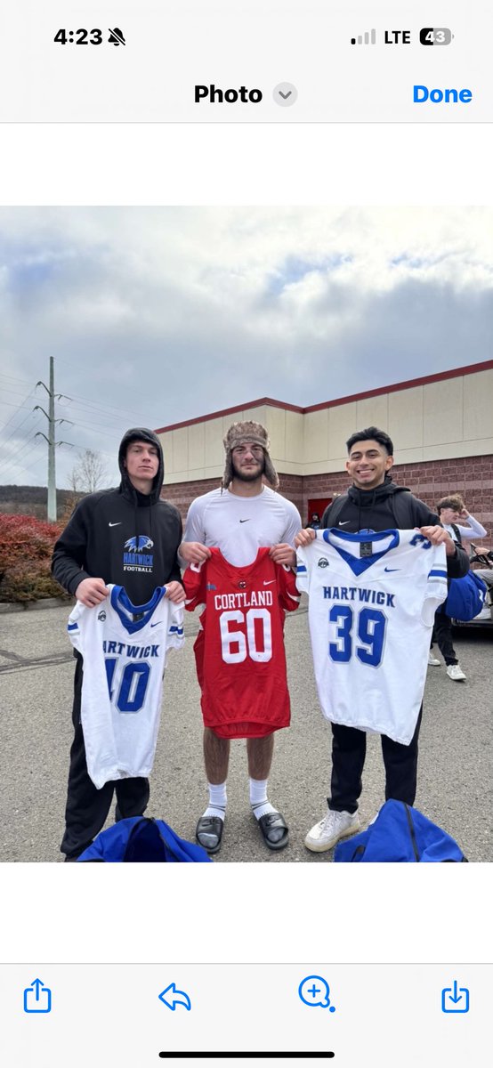 CoachElsasser's tweet photo. I love seeing PV Football Alumni playing at the next level. Such a great opportunity to compete with and against one another. @NewyorkMarcos @alexander_gecaj @ThomasCunni2 https://t.co/oHDPao2ASv