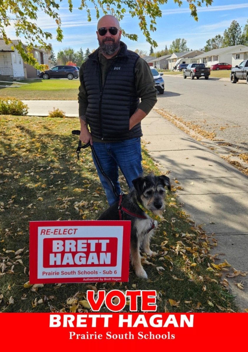 VinylHaggis's tweet photo. I try not to post much political stuff on here and keep it to records & sports. But every vote counts as we are getting close to Election Day for our municipal election in Moose Jaw, SK. On November 13th, vote, Brett!
#SchoolBoardElections #PSSD #CityMJ #VoteBrett https://t.co/vpqemsRv5z
