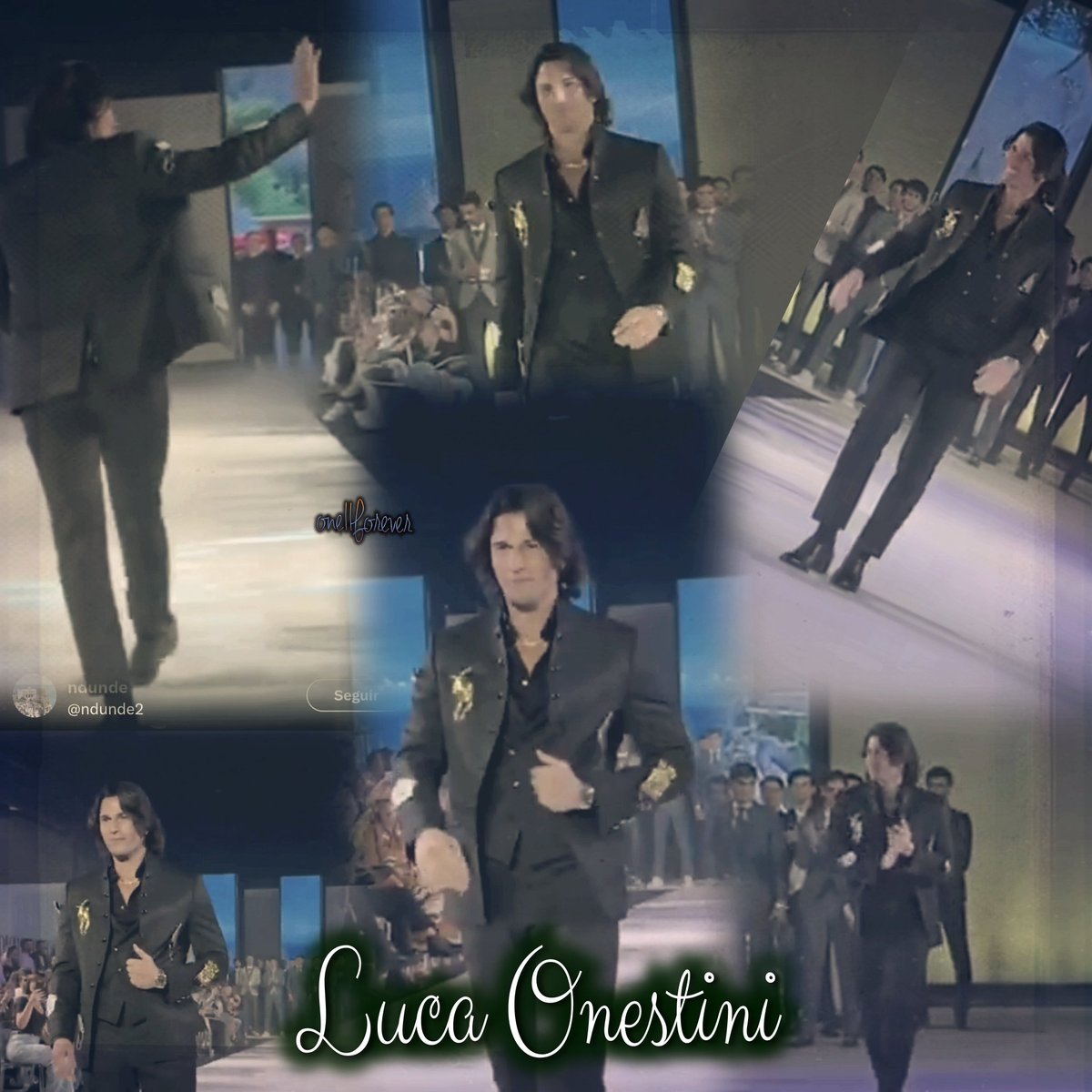 galibutterflies's tweet photo. La emoción y el trabajo bien hecho siempre van de tu mano Lu🖤
Eres energía, eres luz, pero sobre todo, magia encima de un escenario 👑🖤👑

Seguimos creando momentos ❤️‍🔥

Desfile @andreaversali 🫠

#One11 #LucaOne2N #Onestiners https://t.co/n43BCUIKN7