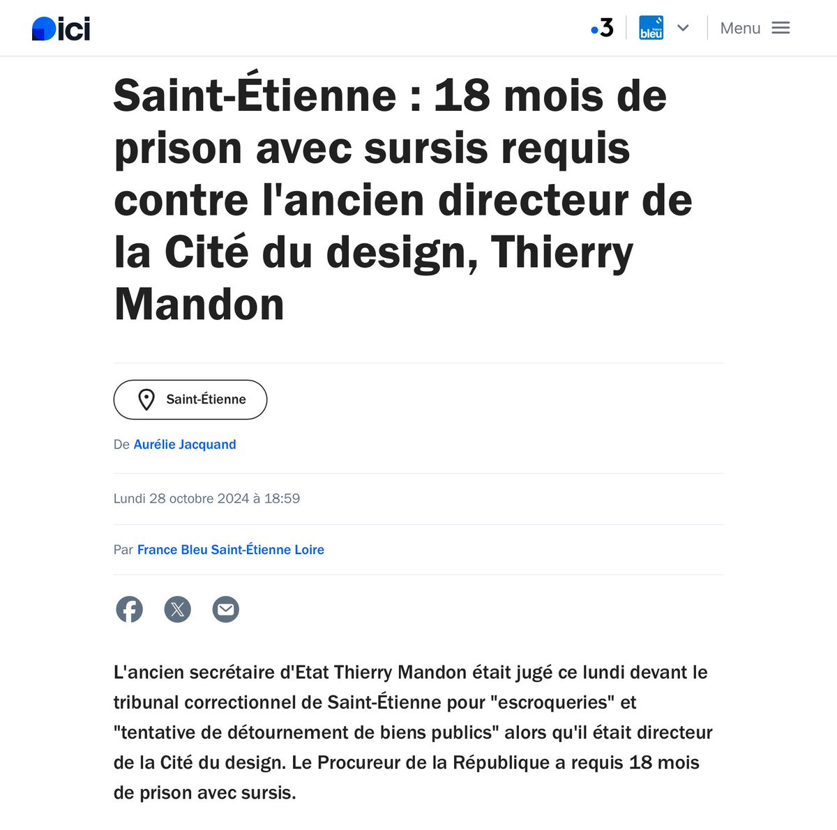 42Impertinent's tweet photo. #Perdriau : j’étais convié au tribunal ce 28 octobre pas-encore-pour mes propres turpitudes de délinquant mais en tant que témoin de moralité de Thierry Mandon que j’ai nommé en 2018, j’ai salué son «parcours de petit escroc, d’abuseur de société, de détourneur de fonds publics». https://t.co/VlWVwLly7n