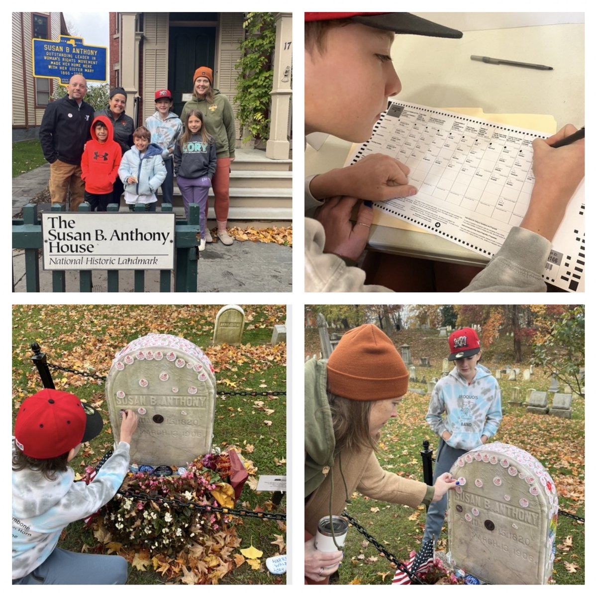 kimberlydbohnel (@kimberlydbohnel) on Twitter photo I felt such strong emotions today as I voted at the <a href="/_susanbanthony/">Susan B. Anthony</a> house. Teaching Frank about strong women, standing up for the rights of ALL, and doing it with kindness felt really important + powerful. I’m proud of my vote, my son is watching. I felt such strong emotions today as I voted at the <a href="/_susanbanthony/">Susan B. Anthony</a> house. Teaching Frank about strong women, standing up for the rights of ALL, and doing it with kindness felt really important + powerful. I’m proud of my vote, my son is watching.