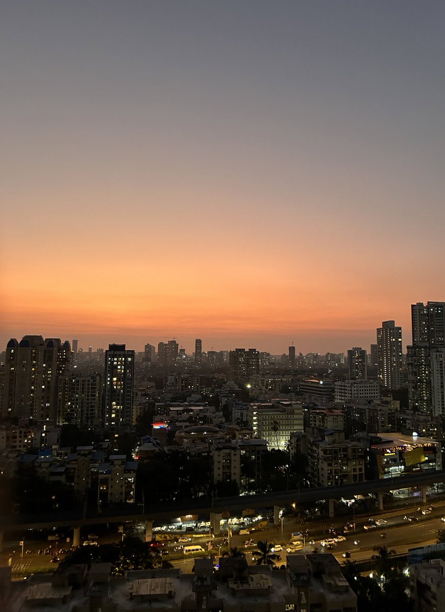 back in mumbai after Diwali. the place has so much energy, you can see the towering buildings as you land during the wee hours. but the roads? they’re still busy at 2 am - so much activity, so many ambitions. grateful to this city for shaping me up in so many ways ❤️✨