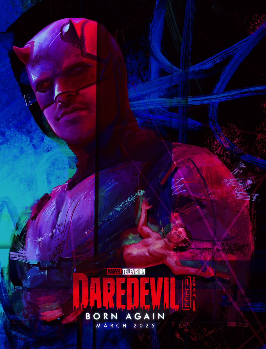 Editing my stuff into <a href="/Daredevil/">Daredevil</a> born again posters. #2