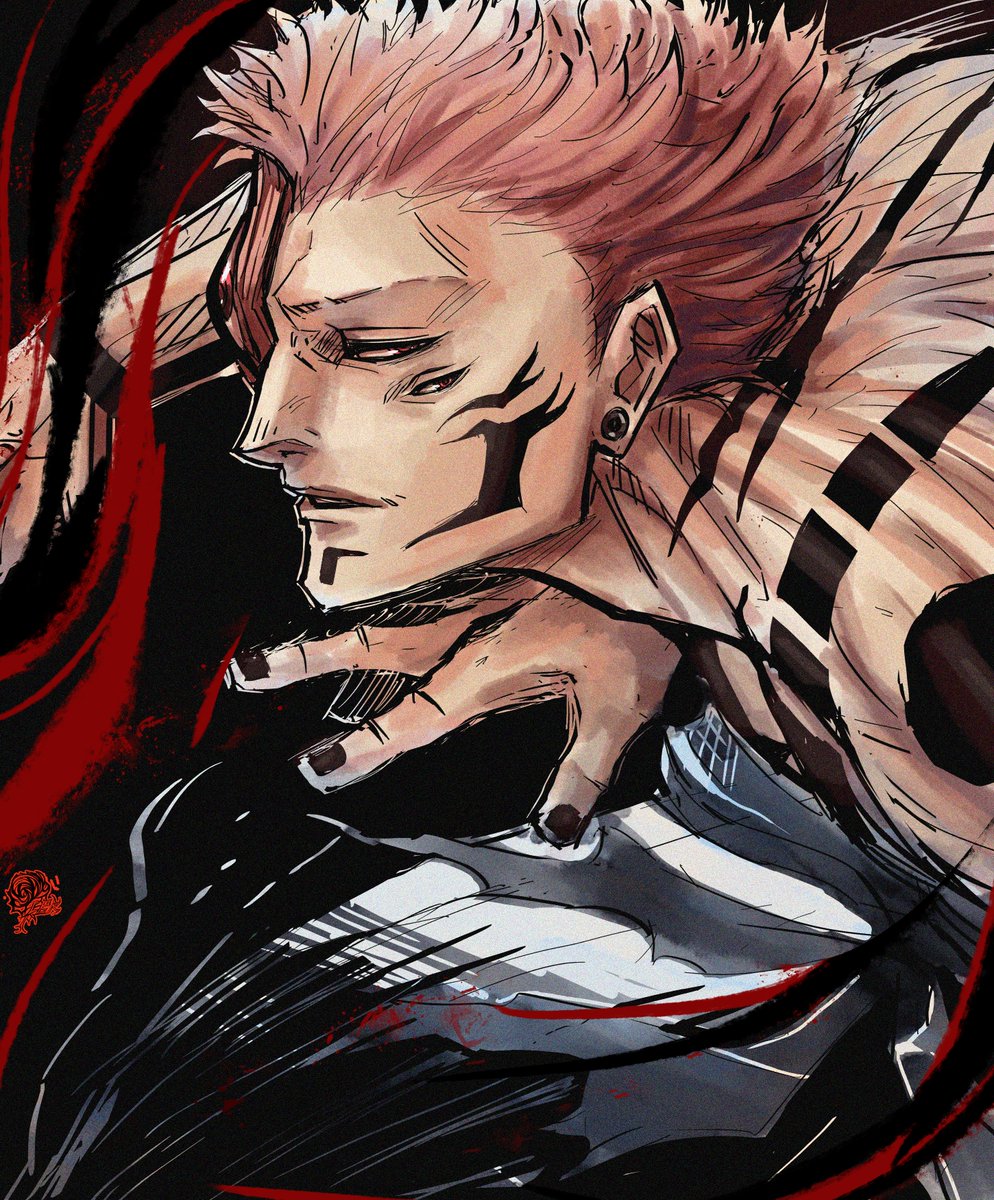 Phantomosis's tweet photo. Happy Sukuna Saturday Folks.~ 

Enjoy the artwork. https://t.co/6AZ5PFFDX0