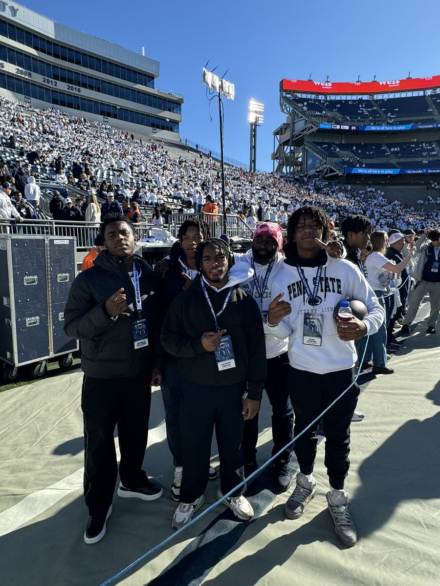 Maurice Williams (@m_williamsjr2) on Twitter photo Had a great time at the Penn State game loved the energy and environment
<a href="/Chise89/">Coach LaRoi Johnson LLC</a> <a href="/calebtyler_psu/">Caleb Tyler</a> <a href="/ImaniCAFootball/">Imani⚜️🏈</a> <a href="/coachjfranklin/">James Franklin</a> <a href="/PennStateFball/">Penn State Football</a> Had a great time at the Penn State game loved the energy and environment
<a href="/Chise89/">Coach LaRoi Johnson LLC</a> <a href="/calebtyler_psu/">Caleb Tyler</a> <a href="/ImaniCAFootball/">Imani⚜️🏈</a> <a href="/coachjfranklin/">James Franklin</a> <a href="/PennStateFball/">Penn State Football</a>