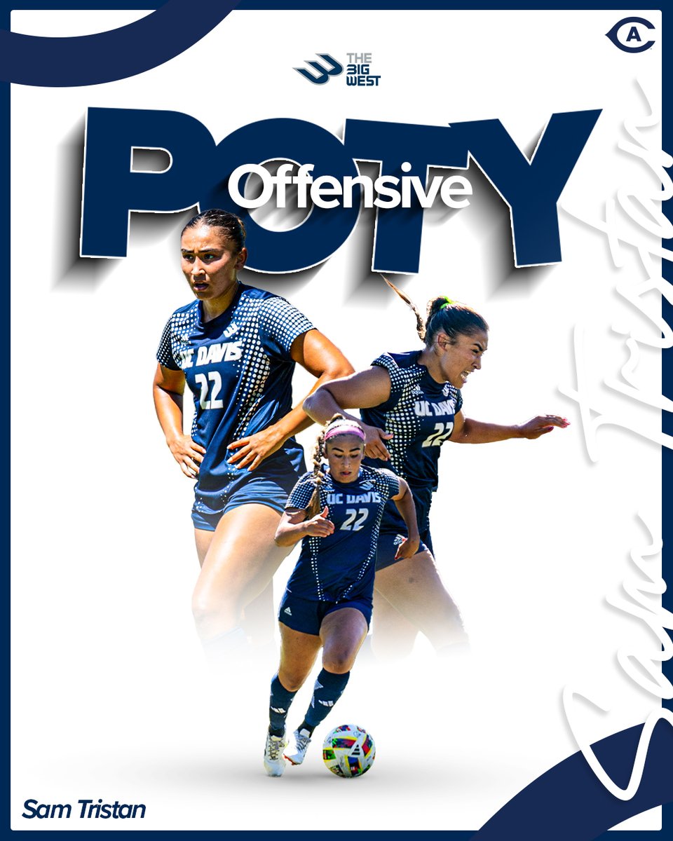 𝗢𝗙𝗙𝗘𝗡𝗦𝗜𝗩𝗘 𝗣𝗟𝗔𝗬𝗘𝗥 𝗢𝗙 𝗧𝗛𝗘 𝗬𝗘𝗔𝗥👸🏽

#GoAgs | <a href="/ucdavisaggies/">UC Davis Athletics</a>