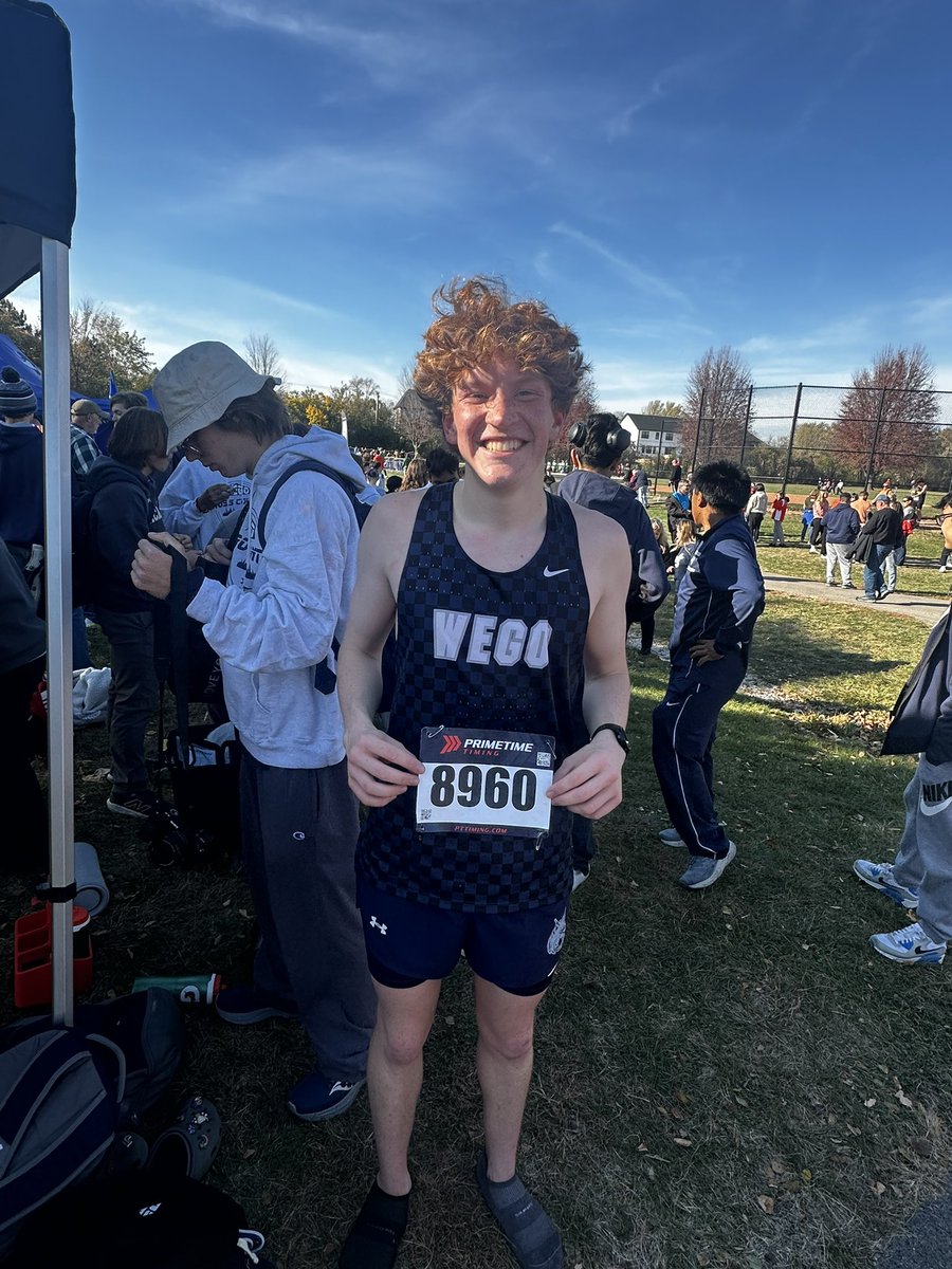 WEGOgirlsxctf's tweet photo. Shout out to Judah McLean punching his ticket to the State Finals! 13th place finish and a big PR of 15:05! Wildcats on three!! Time to take the trip to Peoria! @WeGoAthletics https://t.co/clMGjd5X1L
