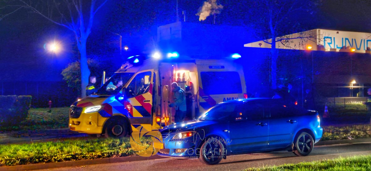 Ernstig ongeluk op Leidse Schouw met zwaargewonde persoon