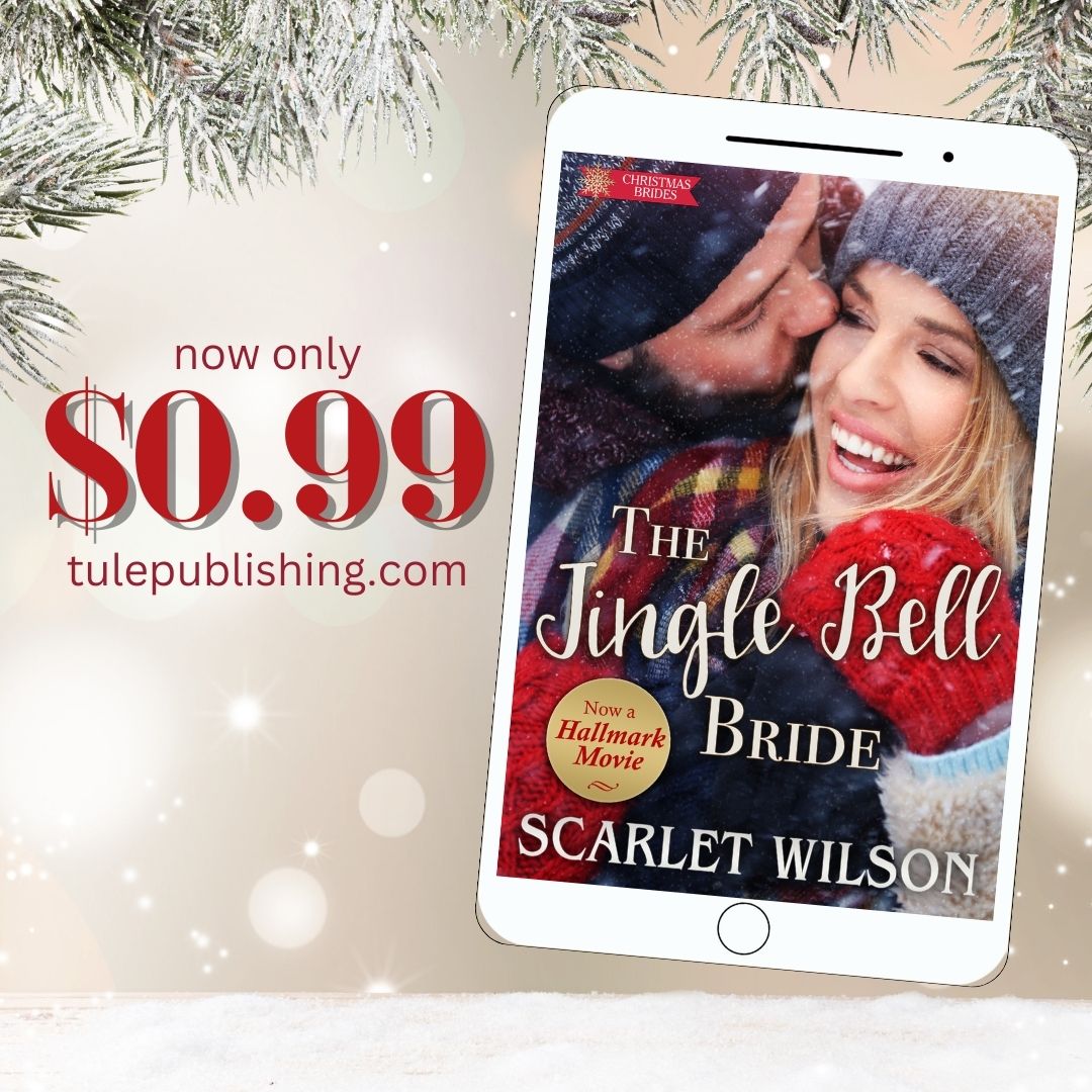 Tule Publishing (@tulepublishing) on Twitter photo New York wedding planner Jessica Christie always goes above and beyond for her clients...then she finds herself stranded...in Alaska.
THE JINGLE BELL BRIDE by <a href="/scarlet_wilson/">scarlet wilson</a> is $0.99: bit.ly/4eCmaCG
#readztule #romance #christmasromance New York wedding planner Jessica Christie always goes above and beyond for her clients...then she finds herself stranded...in Alaska.
THE JINGLE BELL BRIDE by <a href="/scarlet_wilson/">scarlet wilson</a> is $0.99: bit.ly/4eCmaCG
#readztule #romance #christmasromance
