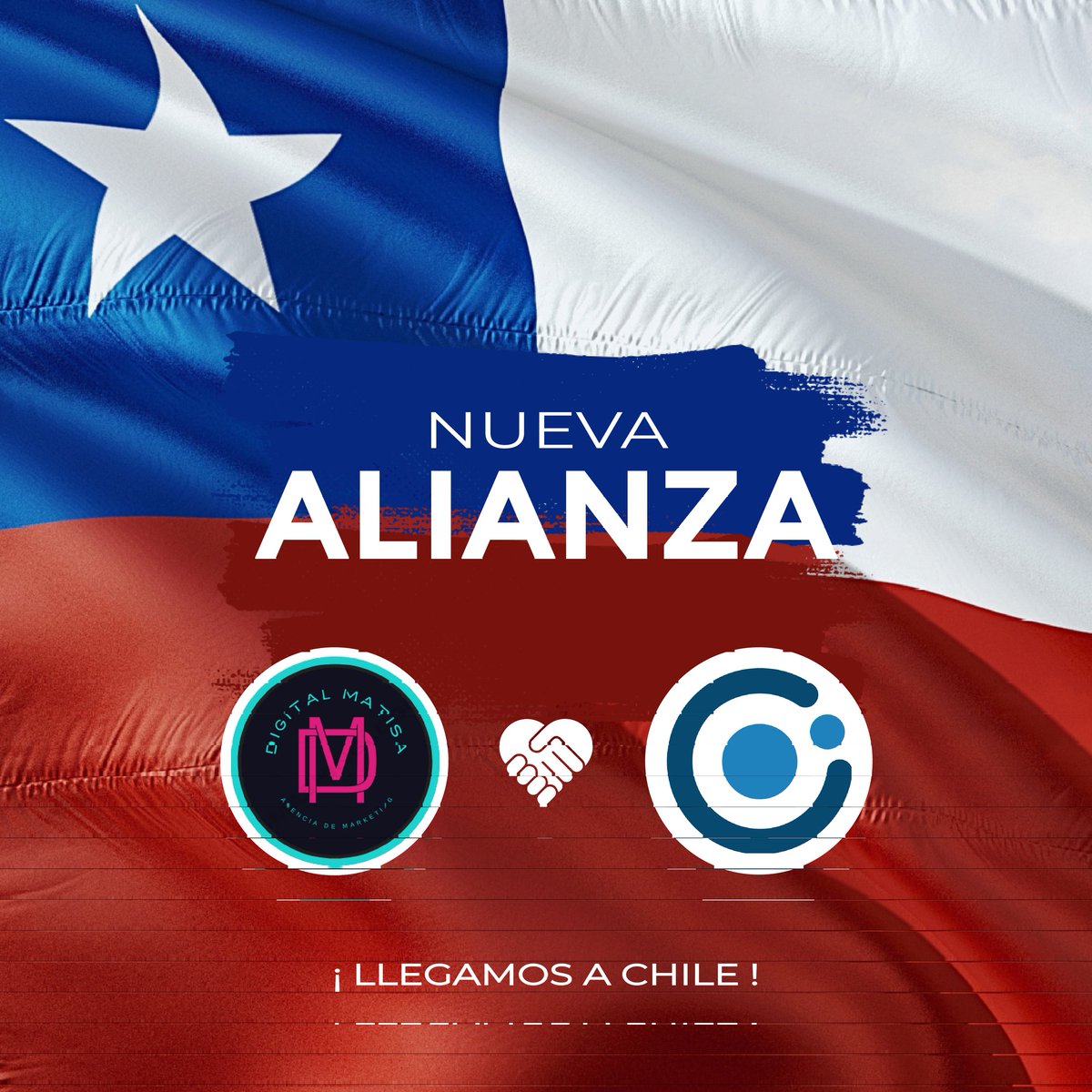 360Dsm's tweet photo. 🚨 ATERIZAMOS EN CHILE 🇨🇱

https://t.co/CLST3fLtkk

#dsm360 #digitalmatisa #alianza #marketing #publicidad #marketingdigital #eventos #branding #marca #seo #emprendimiento #marcapersonal #design #emailmarketing #soluciones #startups #exito https://t.co/kezJnvQ4UT