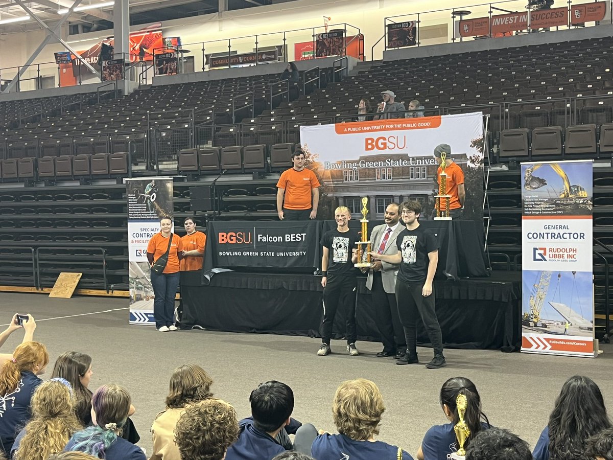 Eastwodrobotics's tweet photo. Amazing Day at Robotics! Eastwood finished 2nd overall of the Best competition! Eastbound also finished as champion of the marketing presentation, won the robust award and founders award! Great Job Eagles! https://t.co/rT5qudlXSb