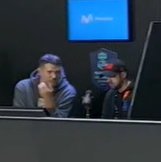 Decía, se me elimino el post jaja 
Es el palco de perxas, la infiel, siniestra, pelo en pausa, pelo de paja y manipuladora, es del palco 3, quizás se acercó a hablarle, quien sabe. Cuando sos cínica sos así como la gemota