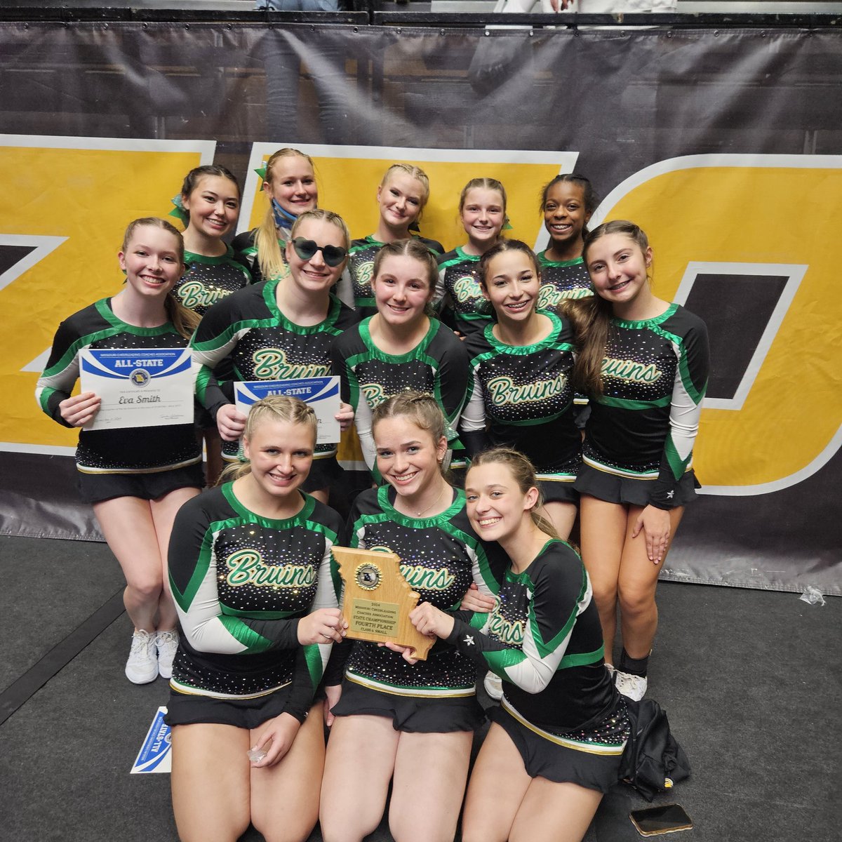 4th place at State out of 10 sounds pretty good to us!!  So proud to #reprockbridge