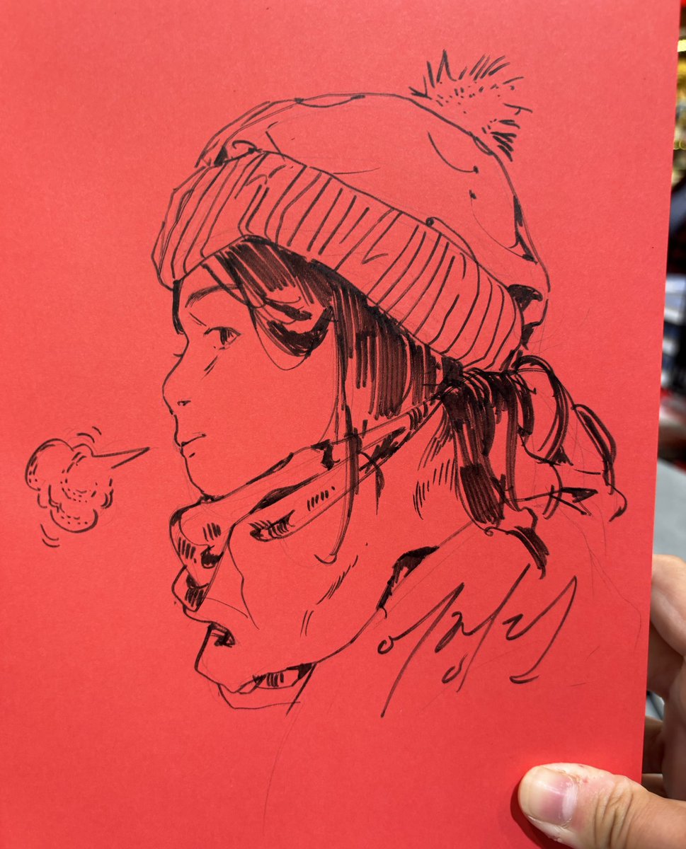 「another signing/doodle I was happy with 」|Deb JJ Lee @ TCAF 140のイラスト