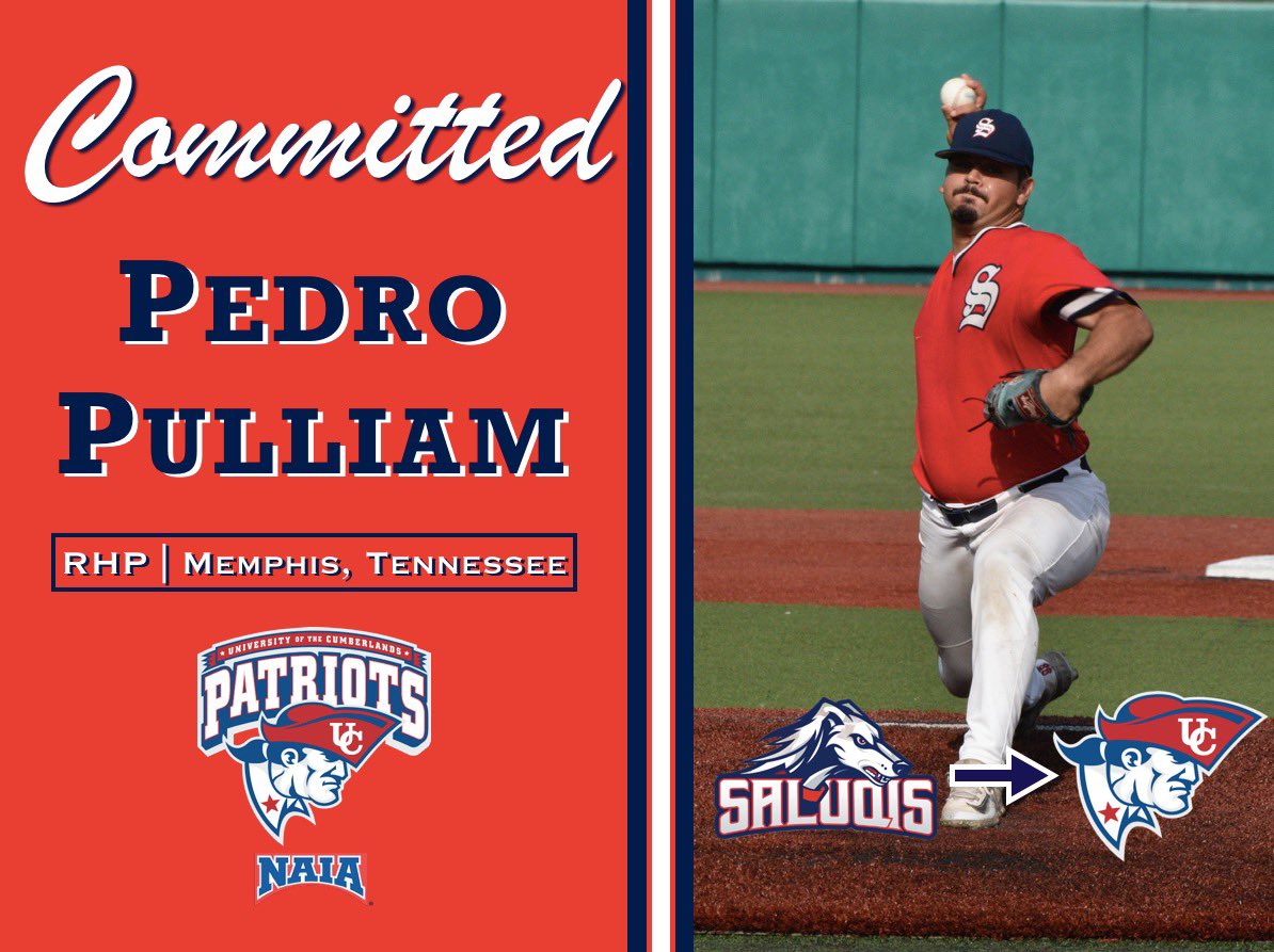 SWTenn_BSB's tweet photo. COMMITTED ✔️

Congrats to Pedro Pulliam on his commitment to play baseball at Univ. of the Cumberlands! 

@nathanielp_17 | @PatsBaseballUC 

#SaluqiPride https://t.co/yZBefplvQN