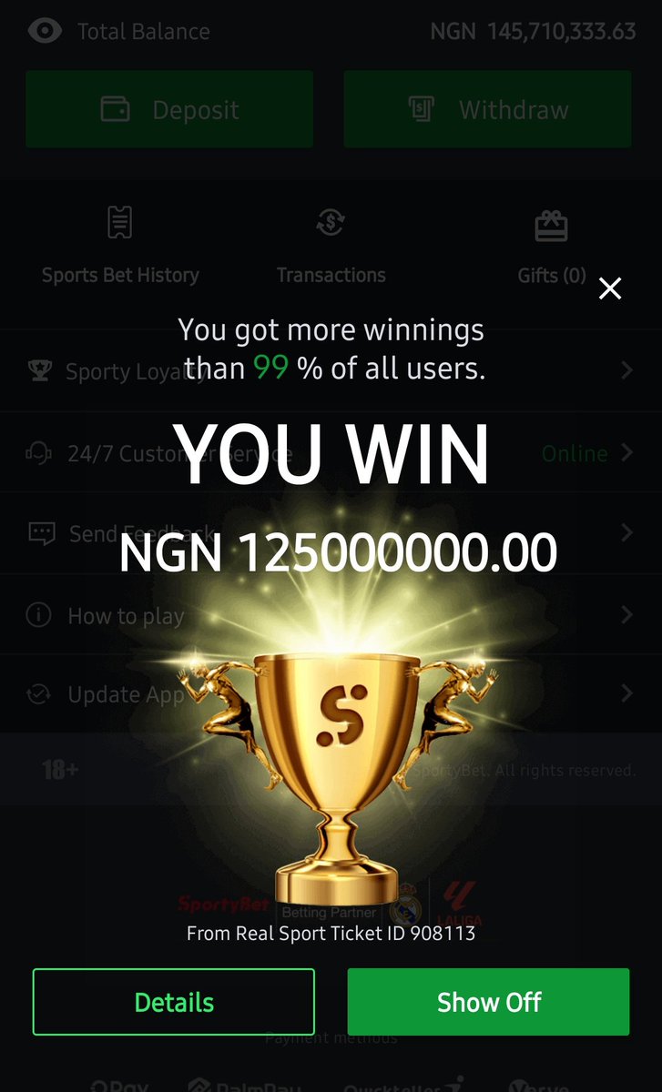 BETFUSE1's tweet photo. FIRST 125MILLION NAIRA 
COMMUNITY WIN 🏆 🥶
GOD OVER EVERYTHING 🙏 ❤️

TOTAL OF 145MILLION NAIRA WON
BIG CONGRATULATIONS TO EVERYONE 🔥🔥🎊🎊
JOIN HERE👇
https://t.co/01OUHeJRE4 https://t.co/6cp8N7Vhlm