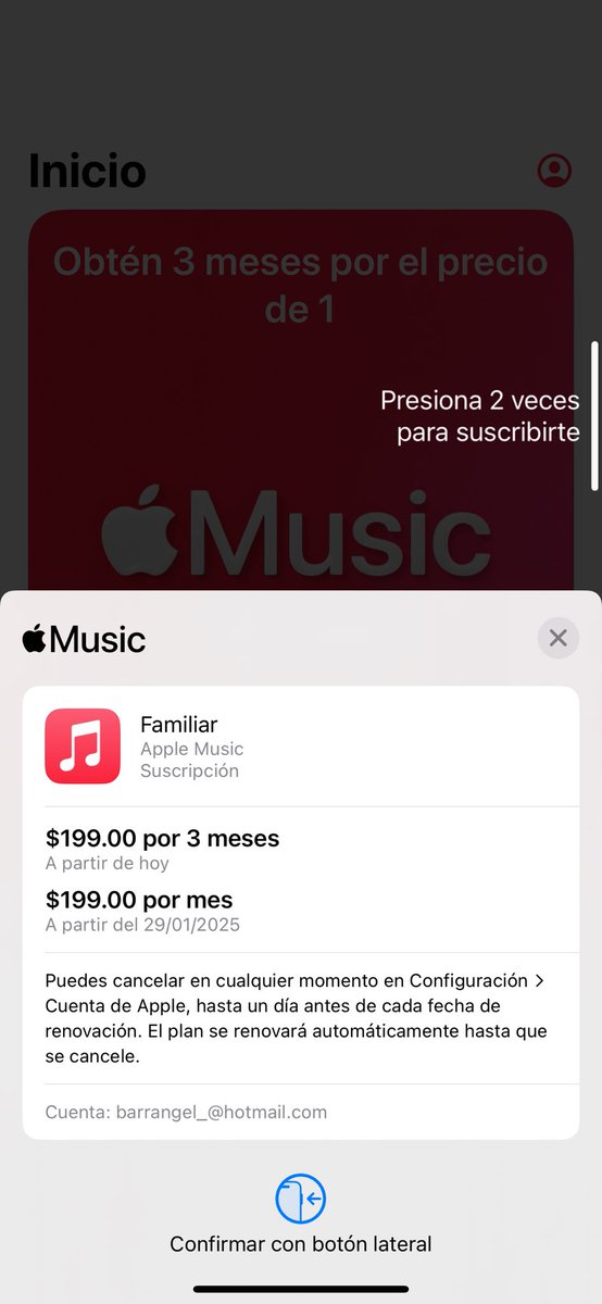barrangel91's tweet photo. @Profeco publicidad engañosa por parte de @AppleMusic  

#robo #publicidadfalsa #publicidadengañosa #applemexico https://t.co/gdzDoxz93y