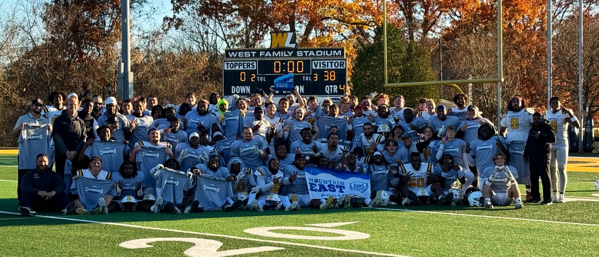 Final: No. 9 Charleston blanks West Liberty 38-0 and claims the 2024 Mountain East Conference Football Championship! #MECFB