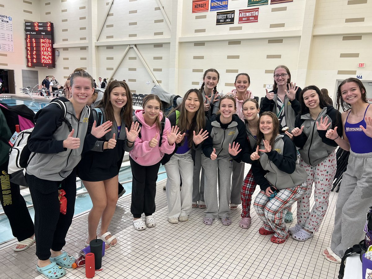 RMHS Swim and Dive (@rmhsheadswim) on Twitter photo AWESOME finish girls!!! Whole Team effort!!!! 6th place overall!!! Bring on Sectionals! 💪🏻😎💜💛 <a href="/RMHSMUSTANGS/">Rolling Meadows HS</a> <a href="/RMHSstampede/">STAMPEDE</a> AWESOME finish girls!!! Whole Team effort!!!! 6th place overall!!! Bring on Sectionals! 💪🏻😎💜💛 <a href="/RMHSMUSTANGS/">Rolling Meadows HS</a> <a href="/RMHSstampede/">STAMPEDE</a>