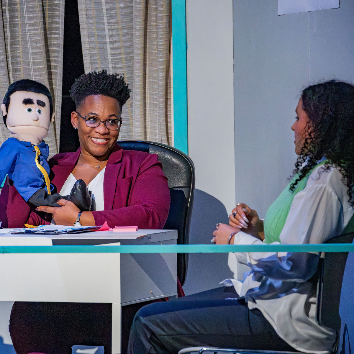 Only five performances left to catch this hilarious look at non-profit work-life! Thanks to Steve Wagner for these incredible production photos. cptonline.org #notforprofitplay
