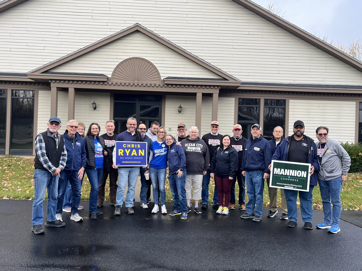Union Members GOTV <a href="/NYSUTWNY/">NYSUT WNY</a>!
<a href="/coachcant/">Joe Cantafio</a> from Pennsylvania to Central New York, top of the ticket to the local State Assembly members we are knocking doors in a neighborhood near you. ✊🏼🚪