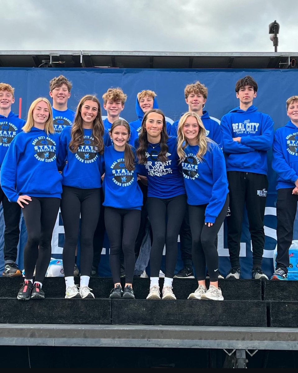 Thank you Beal City Cross Country. So proud of this team and thankful for one last race with my sister!💙🤍