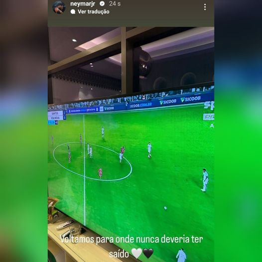 liberta___depre's tweet photo. Neymar em seu Instagram, comemorando a volta do Santos pra Série A.

"Voltamos para onde nunca deveria ter saído 🤍🖤"

📷: Divulgação https://t.co/AESFtrkgUB