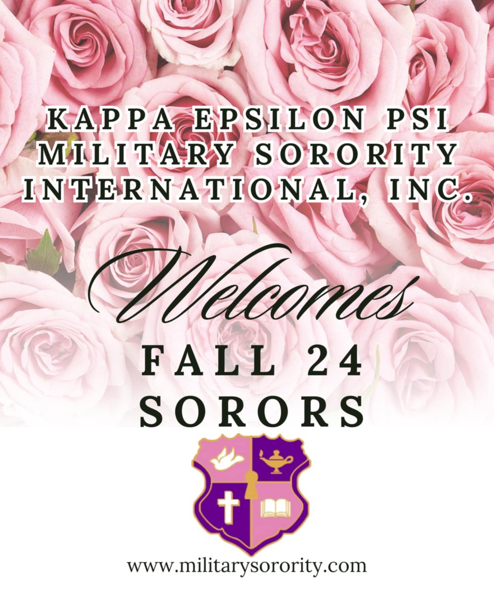 KappaEpsilonPsi's tweet photo. Congratulations and welcome to our Fall 24 Sorors! Please help us shower the newest sisters of our beloved sorority with love and all roses🌹🌹 https://t.co/xWHBwFykbD