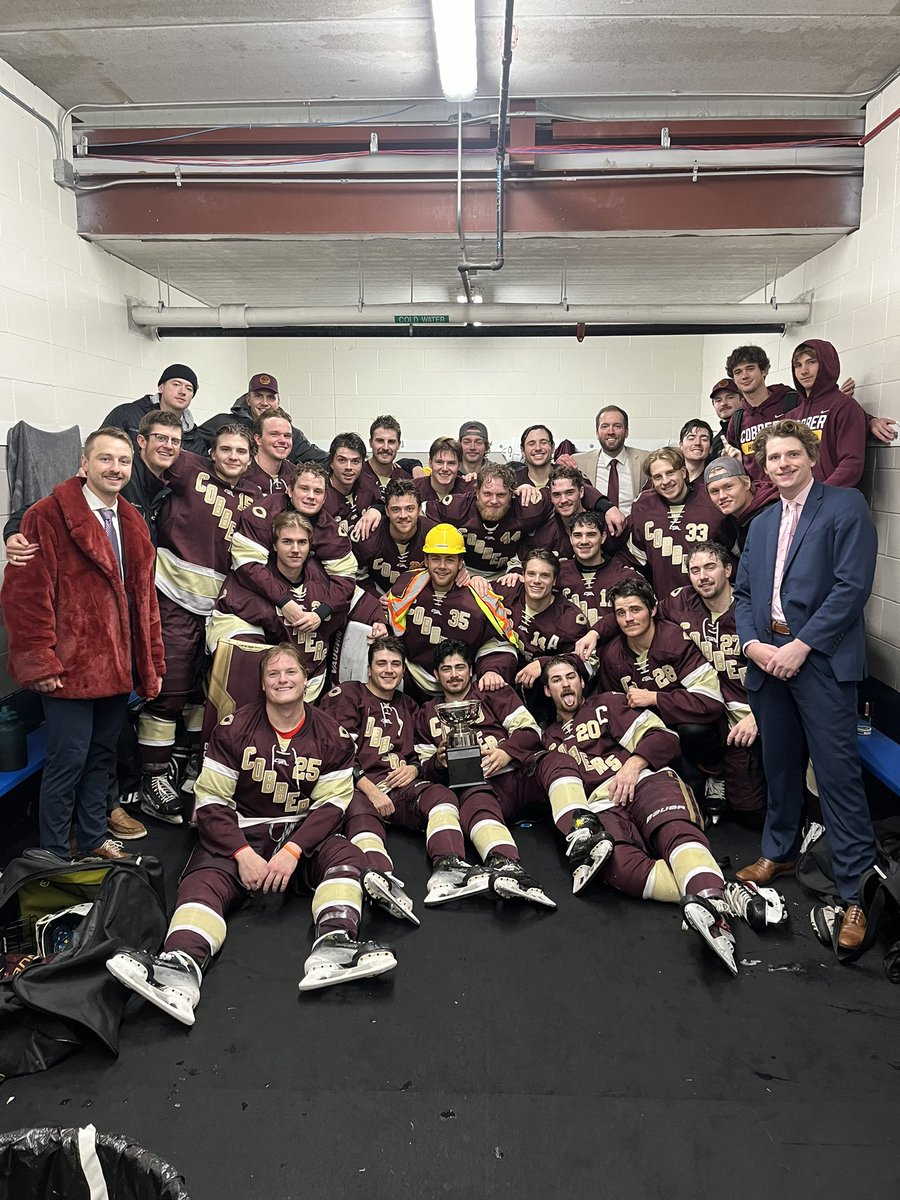 Cobbers take home the Concordia Cup with a 5-2 win last night and a 2-1 win today at Concordia Wisconsin! Roll Cobbs!