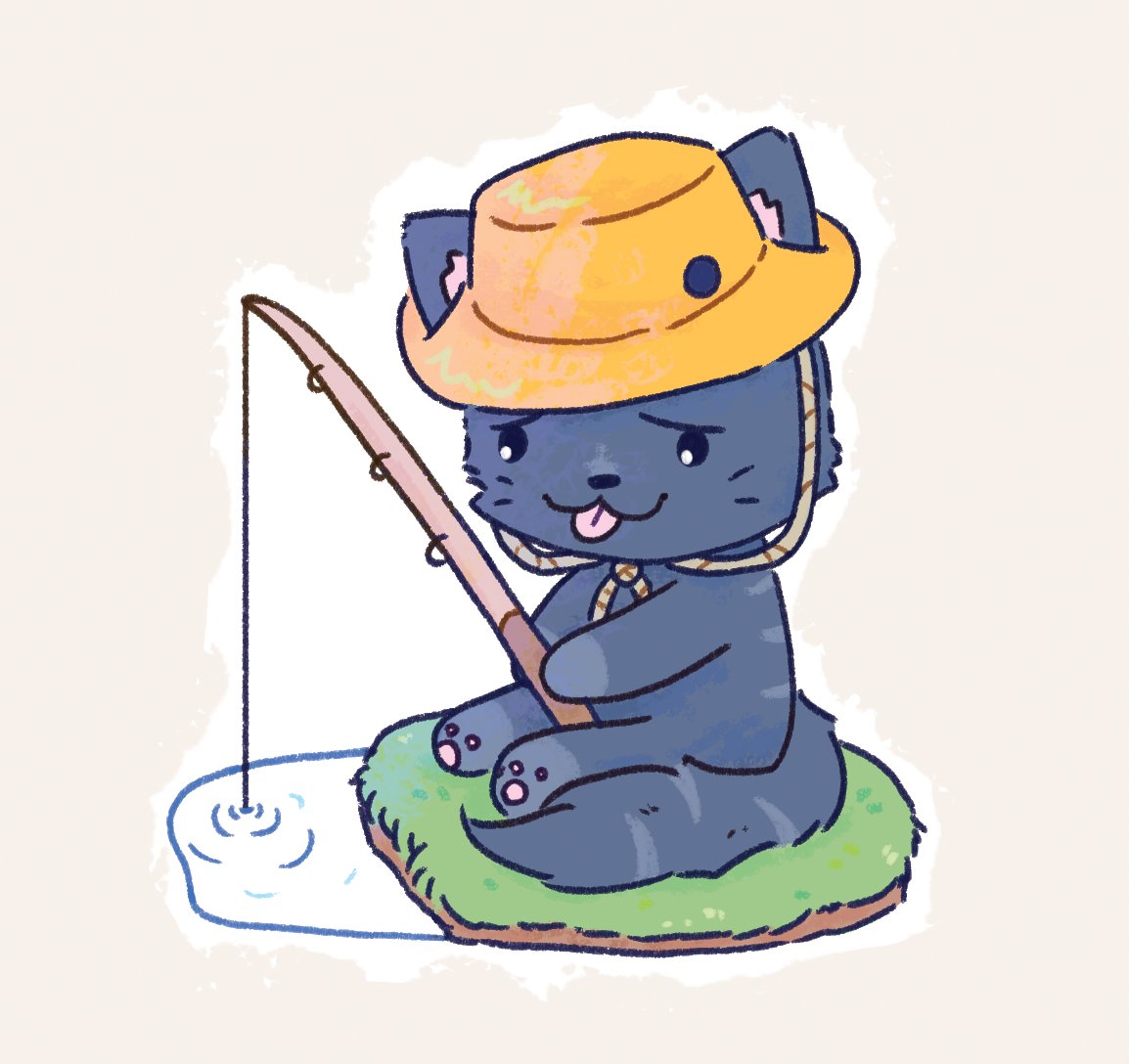 kitty fishing
