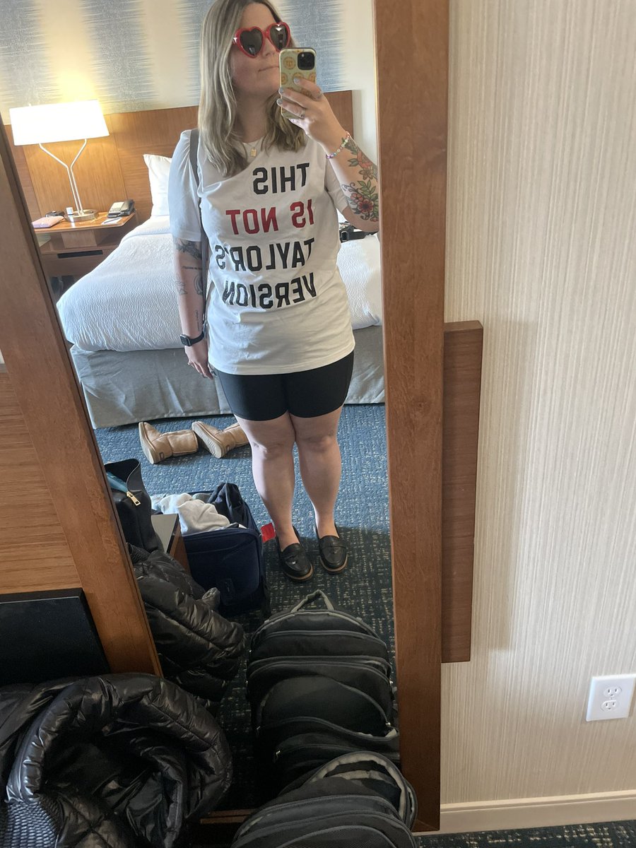 Dressed ✅ here ✅ tickets ❎