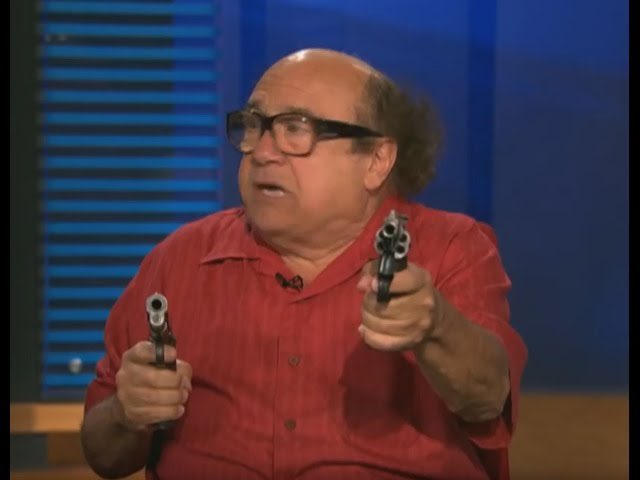 that_tcgguy's tweet image. Real question:

Can someone draw this so instead of pistols he’s holding Magic Cards and underneath it write in bubble letters:

“So anyway, I started Casting!?”

I may or may not get that tattooed on me next month.