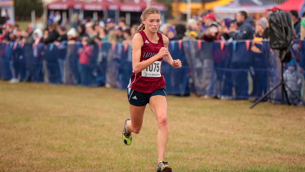 Mac Moore (@macmoore_kshsaa) on Twitter photo Class 5A girls XC race results:
Salina Central's Katelyn Rupe overtakes Seaman's Ryin Miller in the final 800m for Rupe to win her 3rd state title. Rupe's teammate Kaylie Shultz took 3rd.
St. James 3-peats in team race. Kapaun 2nd, BVSW 3rd.
#KSHSAACovered x <a href="/CapFed/">Capitol Federal</a> Class 5A girls XC race results:
Salina Central's Katelyn Rupe overtakes Seaman's Ryin Miller in the final 800m for Rupe to win her 3rd state title. Rupe's teammate Kaylie Shultz took 3rd.
St. James 3-peats in team race. Kapaun 2nd, BVSW 3rd.
#KSHSAACovered x <a href="/CapFed/">Capitol Federal</a>