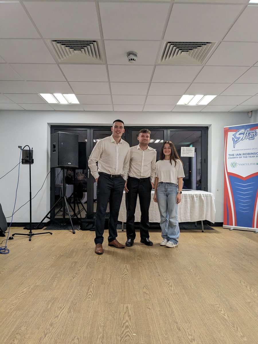ShevingtonShark's tweet photo. Open Age End of Season Presentation 🦈🦈

🏉 Players Player of the Year - Matty Rodgers 
🏉 Player of the Year - Matty Rodgers
👶Young Player of the Year - James Molyneux https://t.co/27uIfjjaB8