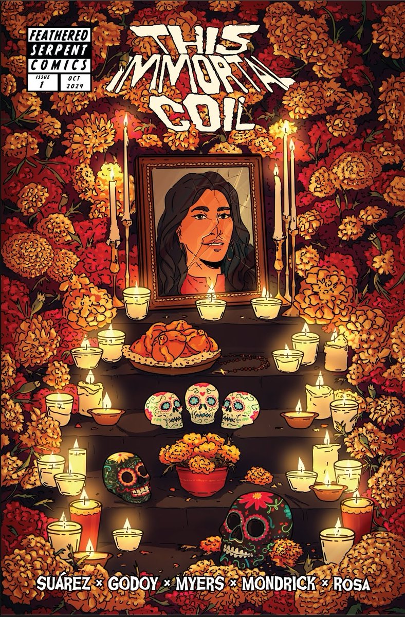 This Immortal Coil ends in less than 24 hours and less than $1250 to go. It's a large mountain to climb at this point but I'm still hopeful. If an Latine influenced underworld journey, a strong female led investigation, a world stricken with Immortality interest you please back