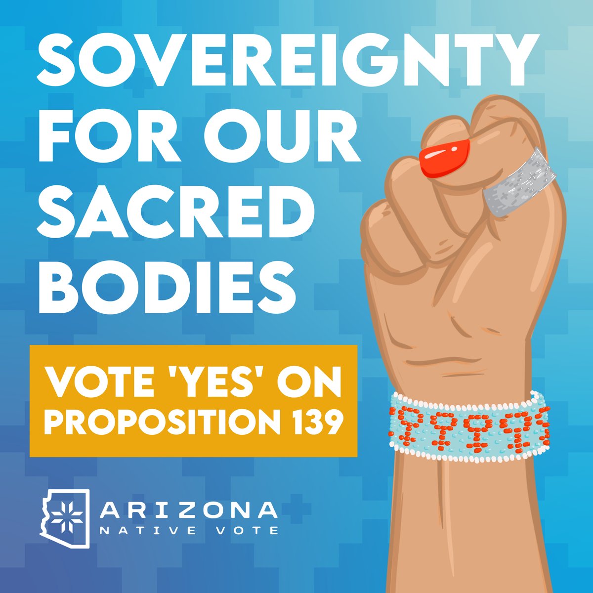 🗳️ Why Prop 139 Matters
Prop 139 would amend Arizona’s Constitution to ensure the right to make personal healthcare decisions without interference. With Roe gone, Prop 139 safeguards health rights for Native communities. More info: AZ Native Vote Info and Prop 139 
#AZNativeVote