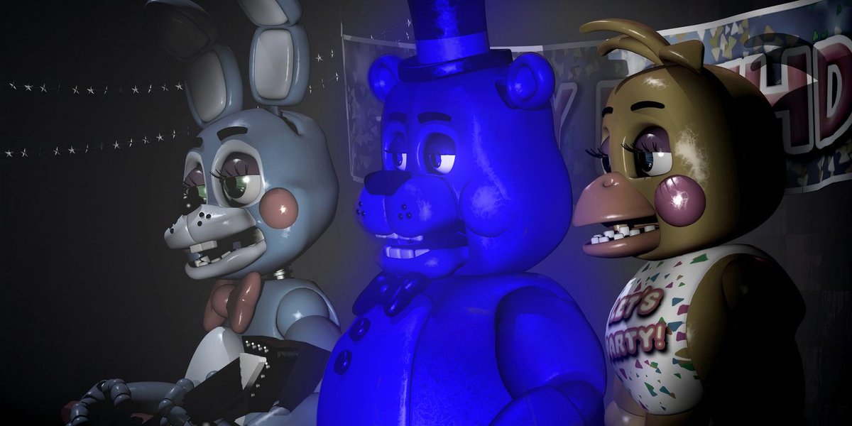 J_the_L_A_D_'s tweet image. This is actually a massive misconception and I'm getting really fucking sick of it.

Toy Freddy has ONLY appeared in TWO FNaF games, being FNaF 3 (box of parts) and AR

The actual character in most of these games is Blue Lewis, who is often mistitled as Toy Freddy due to their -