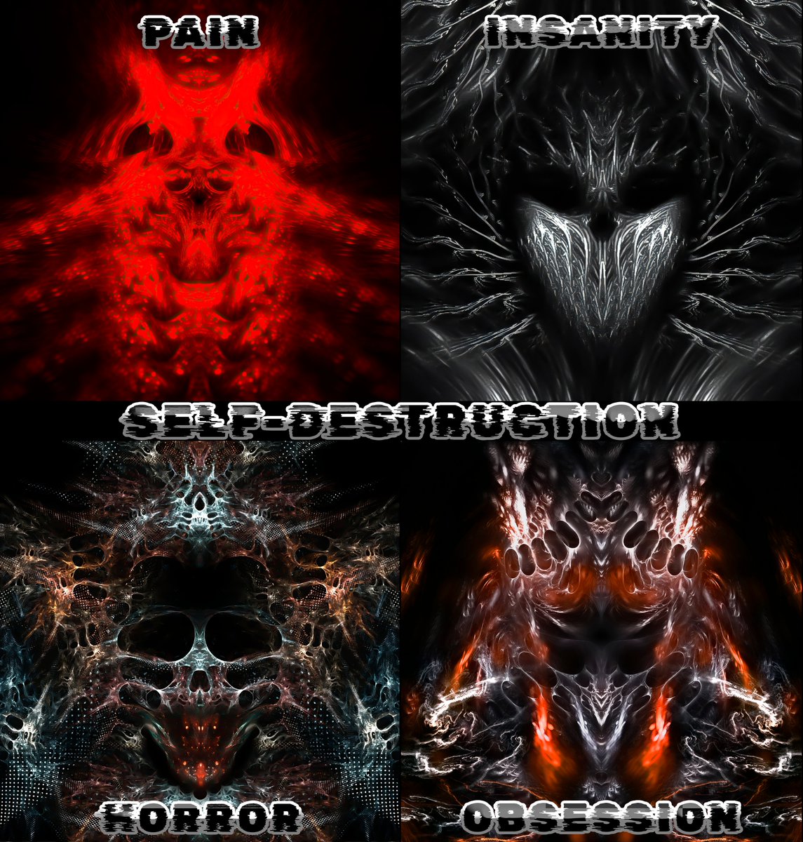 I've been working on a lot of things lately, but it doesn't make sense when there's something that hasn't gotten any attention.

Collection Self-destruction 
Pure math fractals. Minted via Manifold. Listed on FND.