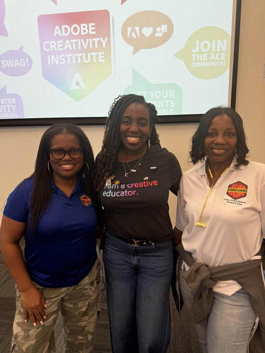 FCSVanguard's tweet photo. Just like that @FCSVanguard New Members completed their Adobe Creative  Course. Thank You @cmwatson2010 for an engaging PD today. @AdobeForEdu @FCS_InstrTech @fultonitdept @EndicottSpot @HeatherVanlooy https://t.co/u2JlgdKhvK